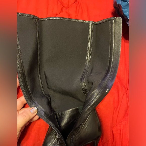 EUC PRADA Nappa Soft Leather Stretch Boots 10.5/40 1/2 - Picture 12 of 16